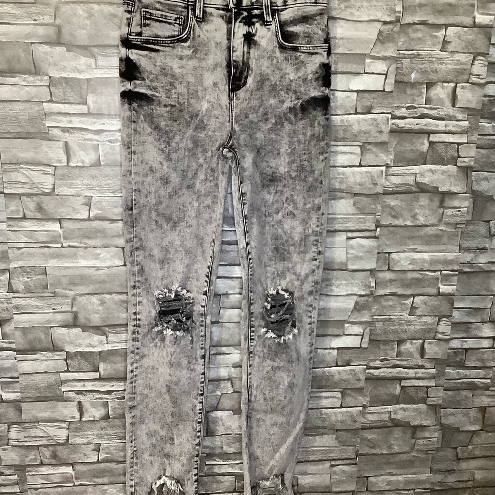 L’AGENCE High Line Distressed Skinny BlackJeans 25 NWTOT (w549)